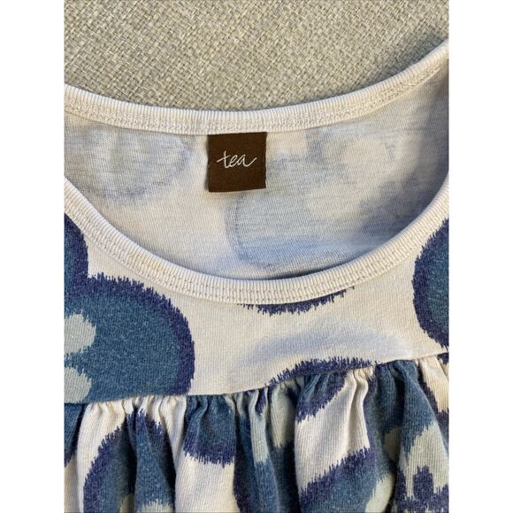 Tea Collection Cotton 5/6 Floral Play Dress Retro No Size Tag See Measure READ - Picture 2 of 11